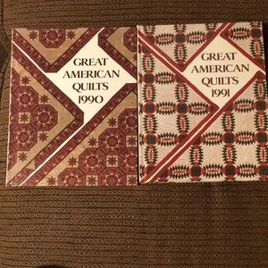 Great American Quilts 1990 and 1991 Oxmoor House Books Annuals